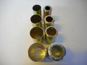 A/C Fittings,Beadlock Crimp Ferrules REDUCED BARRIER Hose Asst. 8 pc 6,8,10 & 12 - Picture 1 of 5