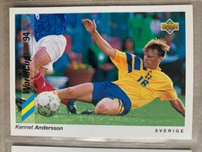 Kennet Andersson 1994 Upper Deck World Cup Soccer Football Card SWEDEN #178