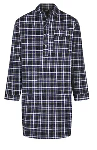 Camisón tradicional de calidad para hombre cálido algodón cepillado - Imagen 1 de 8