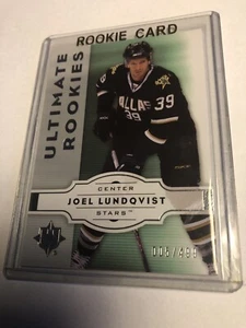 2007-08 Ultimate Rookies Joel Lundqvist #005/499 RC SP - Bild 1 von 2