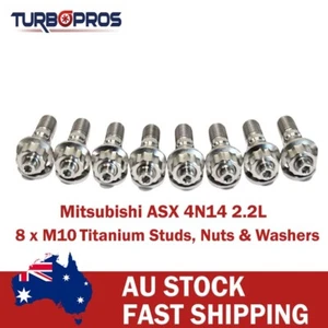 Kit de colector de escape de titanio y pernos turbo para Mitsubishi ASX 4N14 2,2 L - Imagen 1 de 5