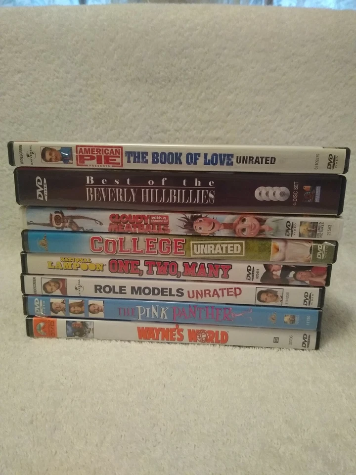 Various Comedy Movies, your choice, priced as marked plus shipping, discounts on - Image 1 of 1