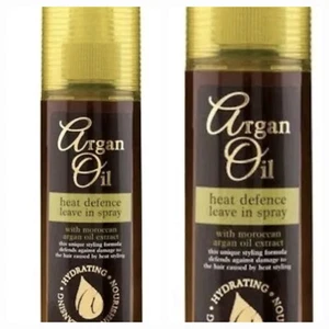 XHC Heat Defence STYLING SPRAY. MOROCCAN Argan Oil Leave In 2 X 150ml BOTTLES - Picture 1 of 2