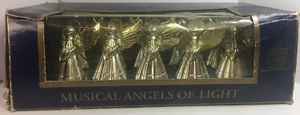 Vintage Musical Angels with Lights - Silver & Gold, Adjustable Volume - Picture 1 of 4