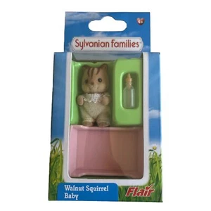 Sylvanian Families Walnut Squirrel Baby 4173 Kids Girls Toy RARE VTG 2010 BNIB - Picture 1 of 7