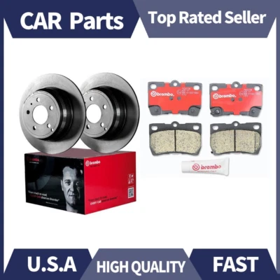 Se adapta a rotores de freno traseros y pastillas de freno de cerámica para Lexus GS430 2006-2007 - Brembo OE Foto 1 de 4