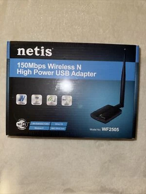 Netis 150 MBPS WIreless N High Power USB Adapter WF2505 - Image 1 of 4
