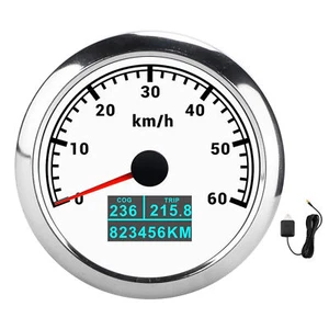 3 in 1 GPS Tachometer 60km/h Kilometerzähler Wasserdicht für Marine Boot Auto - Bild 1 von 12