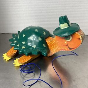 Vintage 1959-61 Fisher Price ''TUGGY TURTLE'' #139 pull toy RARE/HARD TO FIND!