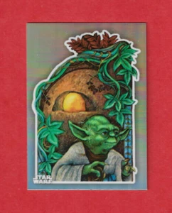 2023 Topps Star Wars Chrome Return of the Jedi 40th Anniversary Yoda ROJ40-6 - Bild 1 von 3