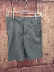 Lands End Boyd Uniform  Shorts With Adjustable Waist Band, Grey, Size 10 - Picture 1 of 7