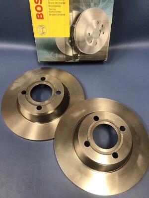 2X FRENO DE DISCO DELANTERO BOSCH ORIGINAL PARA AUDI 80 ALTO CARBONO 0986478131 Foto 1 de 3