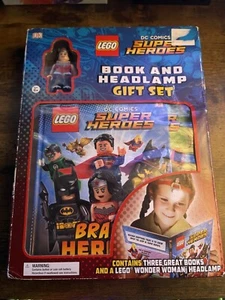 DC Comics LEGO Super Heroes Wonder Woman Headlamp & 2 Book Gift Set - Picture 1 of 5