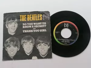THE BEATLES ORIGINAL 1964 USA 45 DO YOU WANT TO KNOW A SECRET VEE JAY 587 - Picture 1 of 9
