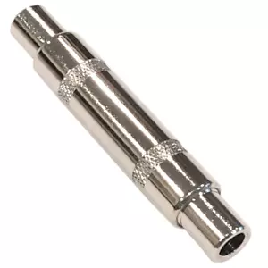 6.3mm 1/4" Mono Female to Female Coupler Gender Changer Extender - Picture 1 of 3