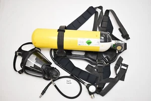 MSA Auer BD96 + Ultra Elite Maske Pressluftatmer Atemschutzgerät Lungenautomat - Bild 1 von 29