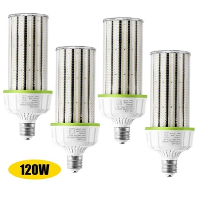 (4PACK) 120W LED Corn Light Bulb 6000K Warehouse Garage Shop High Bay Lighting - Image 1 of 4
