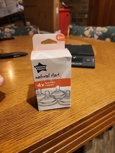 Tommee Tippee 4er Pack Natural Start Fast Flow Brustwarzen (6M+) BRANDNEU IM KARTON - Bild 1 von 6