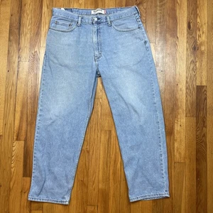 Levis 550 Jeans Herren 38x30 Relaxed Fit Straight Classic Grunge Denim Faded Blue - Bild 1 von 15