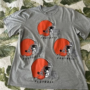 Nike CLEVELAND BROWNS FOOTBALL T-SHIRT NFL mens Dri-fit On Field - Picture 1 of 6