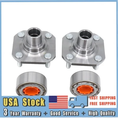 Set of 2 Front Wheel Hub and Bearing Kit For Toyota Tercel Paseo 1.5L USA - Image 1 of 4