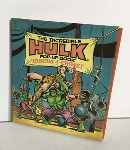 VTG 1982 The Incredible Hulk Pop-Up Book First Edition Circus of Crime Marvel - Picture 1 of 7