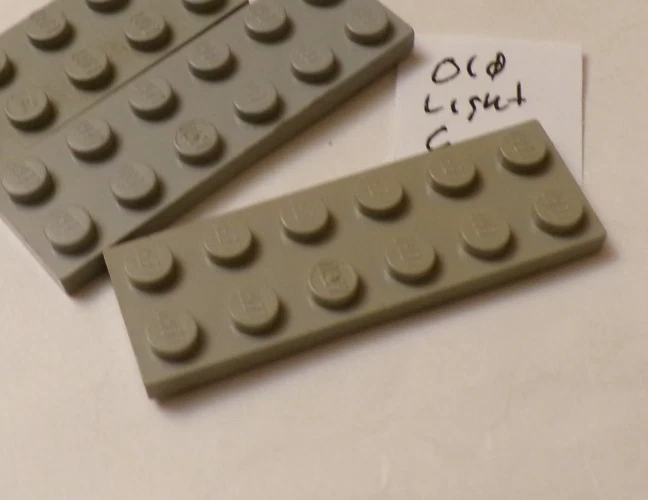 Lego x3 Antiguo Gris Claro 2x6 Placas, 3795 (028-268) Foto 1 de 1