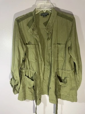 Sanctuary Green Safari Jacket Long Sleeve Utility Light Weight Military Size M - Image 1 of 4
