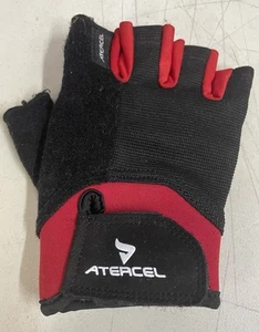 ATERCEL Trainingshandschuh für Herren & Damen Trainingshandschuh schwarz rot klein Rechtshand - Bild 1 von 2