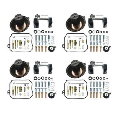 4 X Kit de Reparo de Carburador Diafragma Flutuante PARA YAMAHA XJ600S Desvio 1996-2002 - Imagem 1 de 4