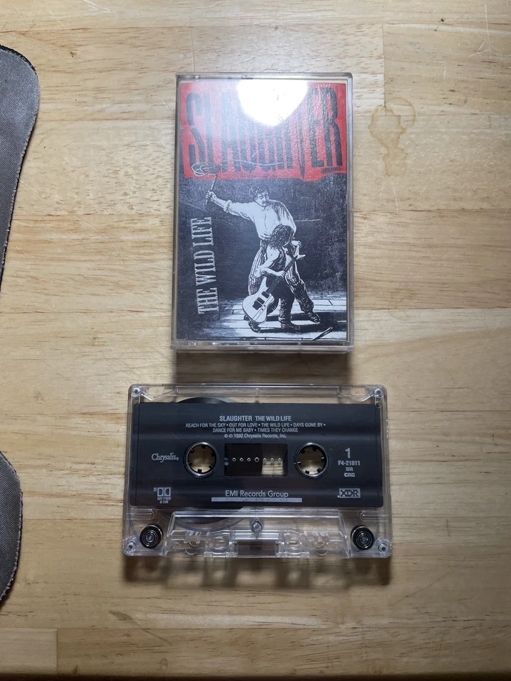 Slaughter  - The Wild Life - Cassette Tape - 1992 -  - Image 1 of 1