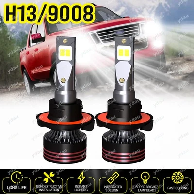2PC LED Headlight High/Low Beam Bulbs Kit for Ford Explorer Sport Trac 2007-2010 - Image 1 of 4