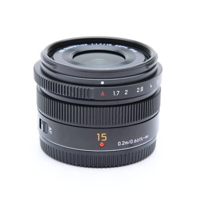 Panasonic LEICA DG SUMMILUX 15mm F/1.7 ASPH. Black (MFT) #256 - image 1 of 4