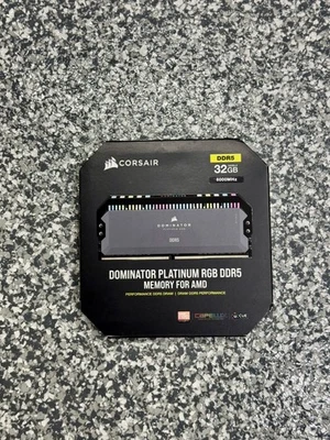 Box for Corsair Dominator Platinum RGB DDR5 RAM 6000MHz 32Gb (16GBx2)- Box Only - Image 1 of 3