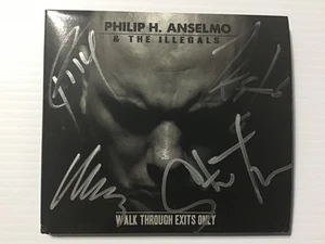 Philip H. Anselmo & The Illegals - Walk Through Exits Only CD, Signed By Band - Picture 1 of 7