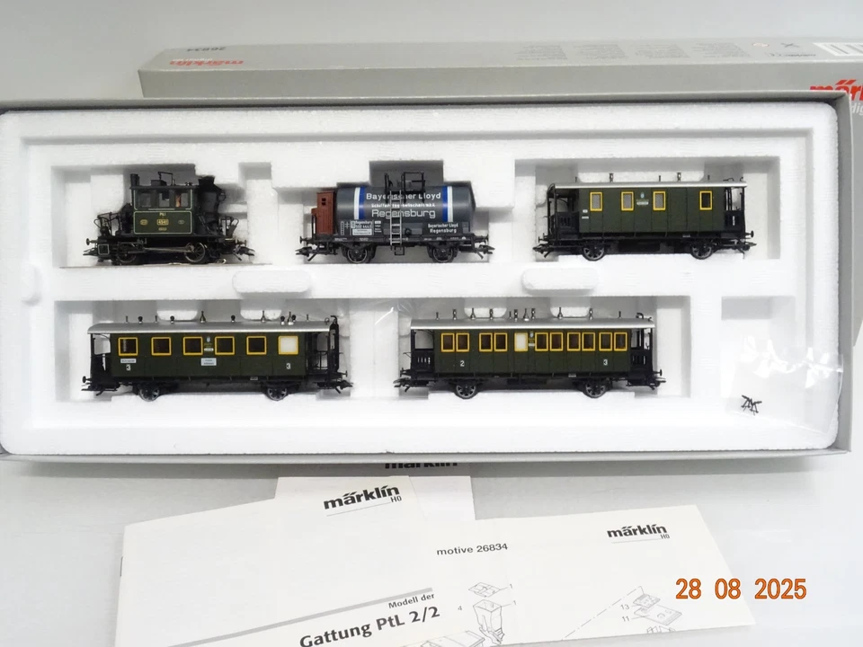 Märklin H0 26834 Zugpackung 5tlg. Walhalla K.Bay.Sts.B. Digital in OVP JL2623 - Bild 1 von 3
