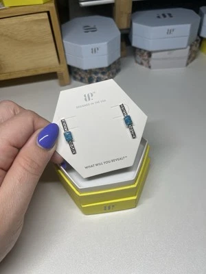 Anillo Bomba Fiesta Pendientes Starstruck Moments RBP5857 Laboratorio Esmeralda Ópalo/Rodio Foto 1 de 2