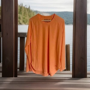 Gillz Shirt Size XXL Long Sleeve Fishing Light Orange/Melon Lightweight Poly - Picture 1 of 5