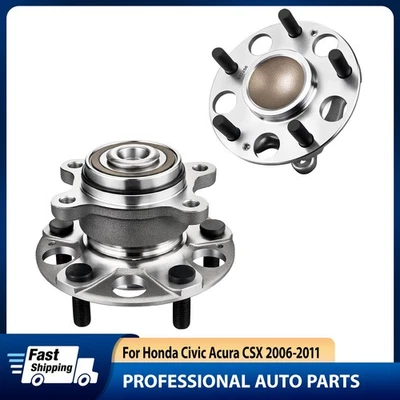 Conjunto de buje de cojinete de rueda trasera para Honda Civic Acura CSX 512256 2006-2011 Foto 1 de 4