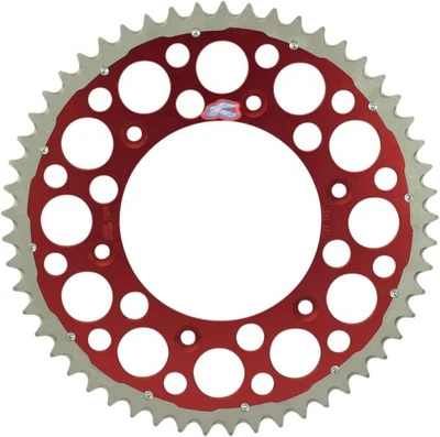 Aluminum 520 51T Twinring Sprocket Red Renthal 1540-520-51GPRD - Image 1 of 2