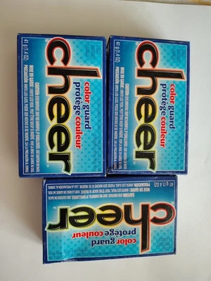 Lot 3 Cheer Colorguard 1.4 Oz Single Load Laundry Detergent Powder Vending FAST - Image 1 of 2