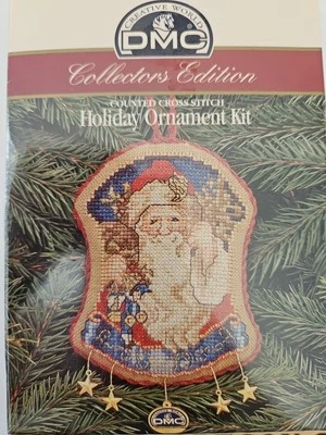 DMC 收藏版圣诞老人十字绣假日装饰品圣诞套件 CX 1002 — 第 1/4 张图片