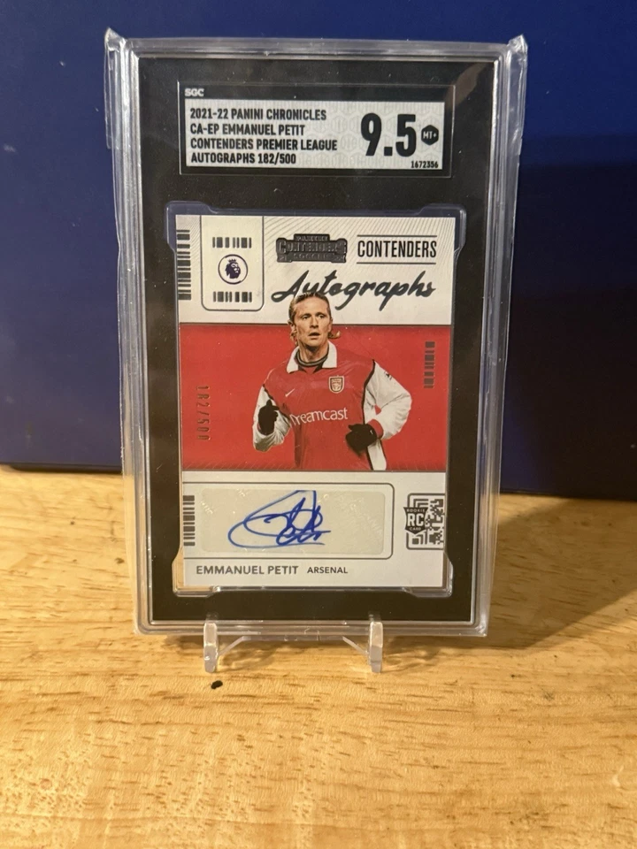 2021-22 Panini Chronicles Emmanuel Petit Rookie Contenders Auto /500 SGC 9.5 - Image 1 of 1