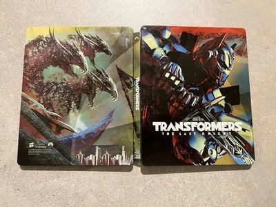 Transformers Last Knight Blu Ray Steelbook sehr guter Zustand Prägung Wahlberg - Bild 1 von 4
