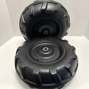 Peg Perego Ground Force/Ground Loader Front Wheel Pack Only, Black | Set of 2 - Picture 1 of 6