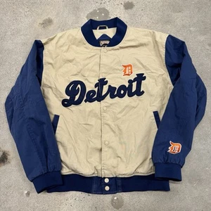 Chaqueta Detroit Tigers Hombres Grande Azul Nike Cremallera MLB Colección Cooperstown Adulto M - Imagen 1 de 5