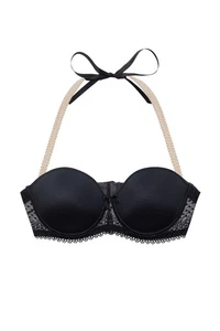 BRACLI Abverkauf Sonderpreis Perlen BH G-DESIRE schwarz Größe 70B, 75B, 80B - Picture 1 of 3