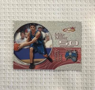 Mike Miller #221 Rookie Card 2000-01 Fleer Futures Bright Odds Orlando Magic - Image 1 of 4