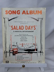 Salad Days Song Album 1954 Musical Julian Slade Dorothy Reynolds Vintage Sheet - Bild 1 von 4