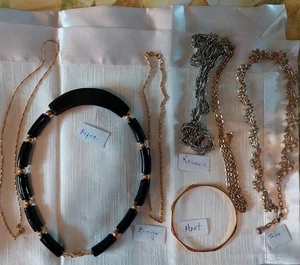 Vintage Signed Necklaces And Bracelet - Picture 1 of 3